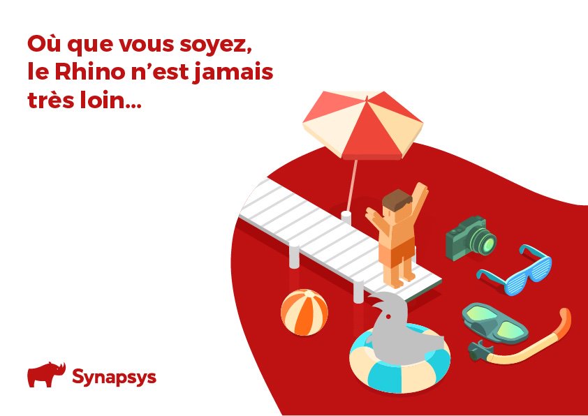 Synapsys_it's tweet photo. [Happy Summer 🦏 ] 

#Synapsysit #Happysummer #Humanasavalue https://t.co/LJmIQ5EoqL