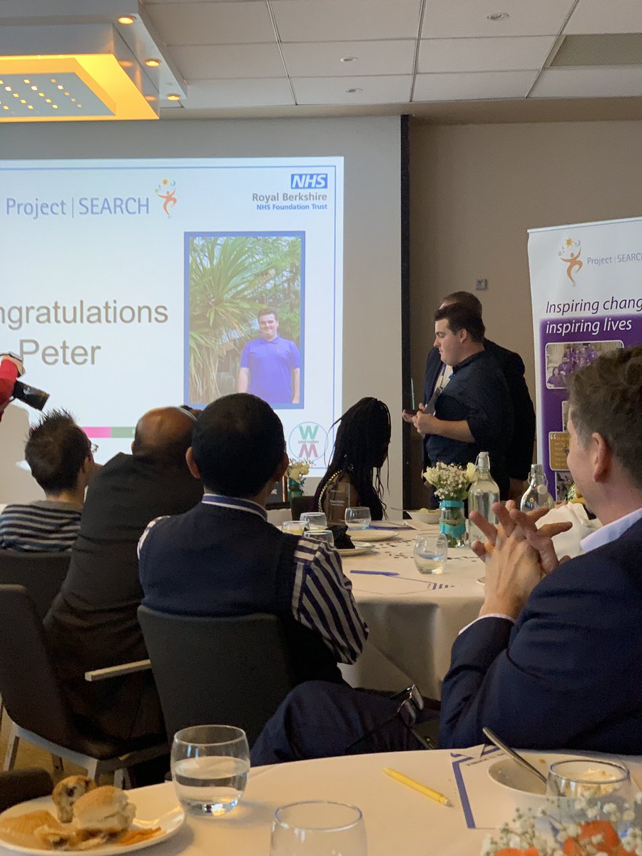 Well done to previous <a href="/AvenueSchool/">The Avenue School</a> student Peter on graduating @psearchrbh and securing paid employment!