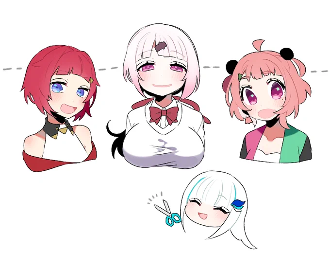 ✂️
#絵ンジュ #しいなーと #笹の絵 #ヘル絵スタ 