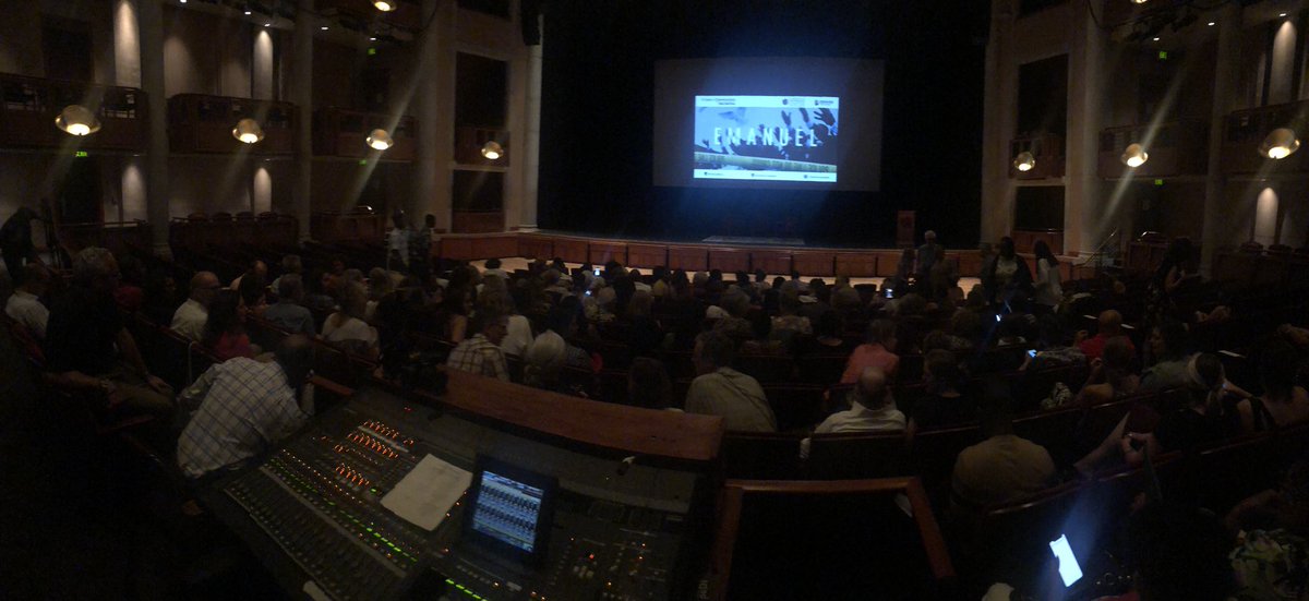 ZoraStephenson's tweet photo. So happy to be in the building for the inaugural #ColorofConversation Film Festival.  A weekend celebrating filmmakers of color. It kicked off last night with the screening of Emanuel. You still have time to go! They’ll be screening different films all weekend @newmancenter https://t.co/pPd5fEqFdW