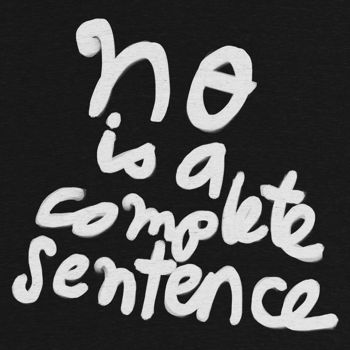 boldavenue's tweet image. #DesignFindFriday: “No Is A Complete Sentence” — @swissmiss | Graphic tee with #handlettering by @debbiemillman. #DesignFind 

buff.ly/2uM9gk6
