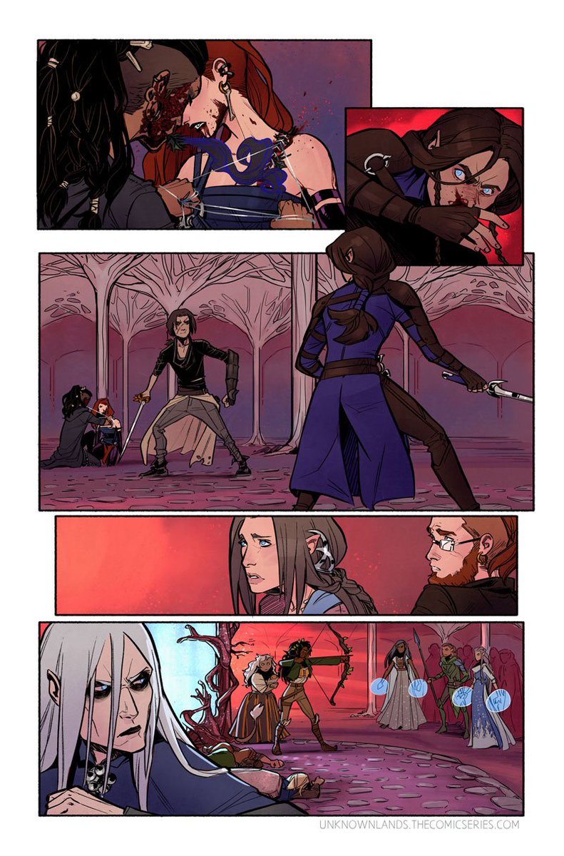 Ok last one - for comic pages
#NoobMeVsNowMe 
2013vs2019

2013 Top Cow Talent Hunt page LMAO ouch
vs a recent Unknown Lands page 