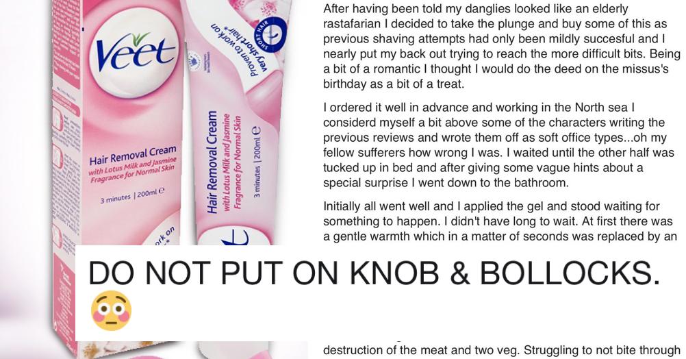 The Poke On Twitter This Poor Guy S Review Of Veet Hair Removal