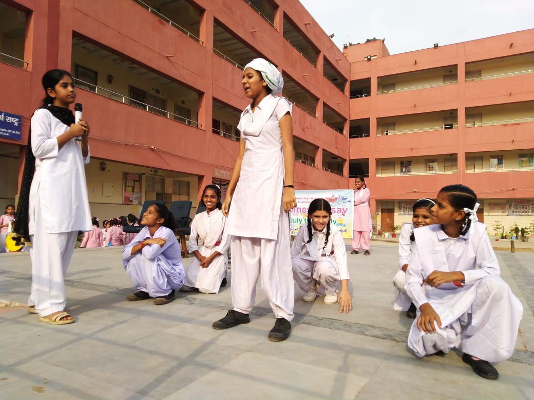 DelhiGovtSchool's tweet image. Nukkad Natak at #DelhiGovtSchool in Nangloi! 

#HappinessFest2019
#HappinessClass