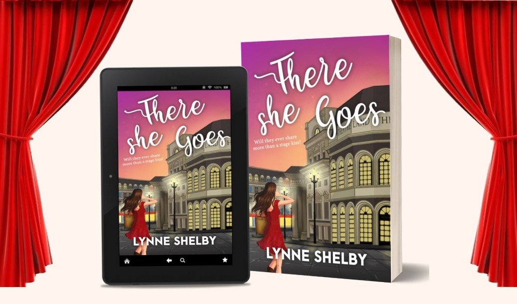 LynneShelby5's tweet photo. Will aspiring actress Julie and actor Zac ever share more than a stage kiss?
'There She Goes'
Out now in paperback and ebook!
Visit London's West End this summer - with a book! #romcom #Londonlovestory https://t.co/RKhFZpASY8 https://t.co/XhJLcOJomX