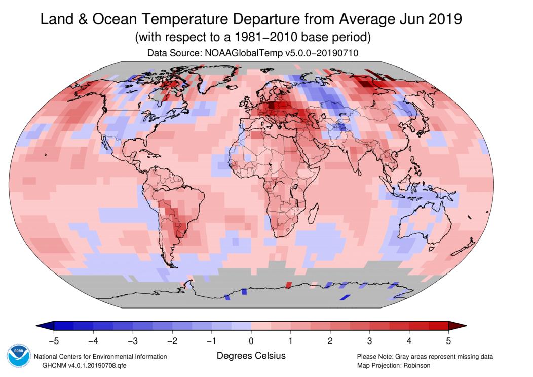 Onu Climat On Twitter Ce Mois De Juin A Ete Le Plus Chaud De L Histoire De La Meteo C Est Le 43e Mois De Juin Et Le 414e Mois Consecutif Avec Des Temperatures