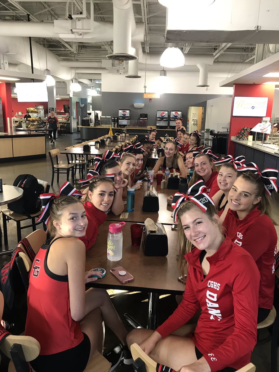 CGVarsitydance's tweet photo. Fueling up for Day 2! https://t.co/UfxiCDjXn9