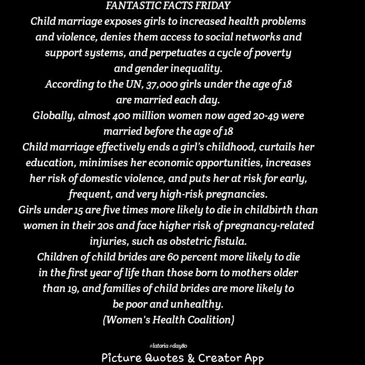 latoria_ria's tweet photo. #day80 #SDG5 #Feminism #SDGsimpactchallenge #90DaysChallenge #writing #EqualityForAll #FAMimpact #Female #FemaleAndMore #unwomen #ootd #unitednations #VictoriaFakiya #Latoria #women #womenempowerment #youngstarsfoundation #womeninafrica #woman #nigerianwomen #thread #Friday https://t.co/az8LXLioJC
