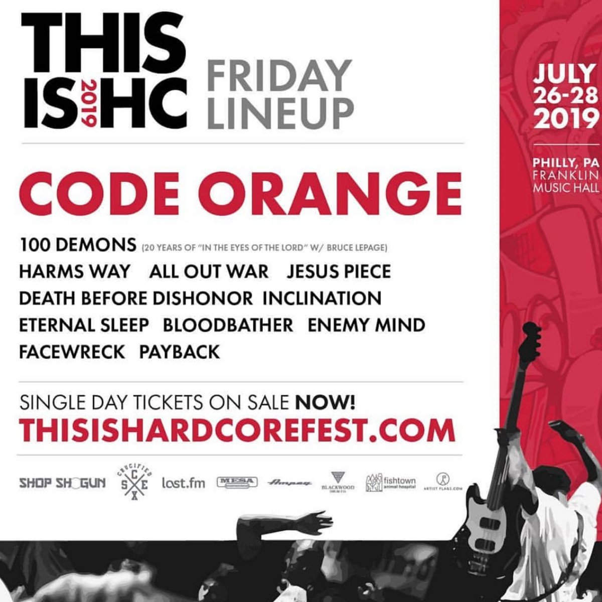 code orange band shirt