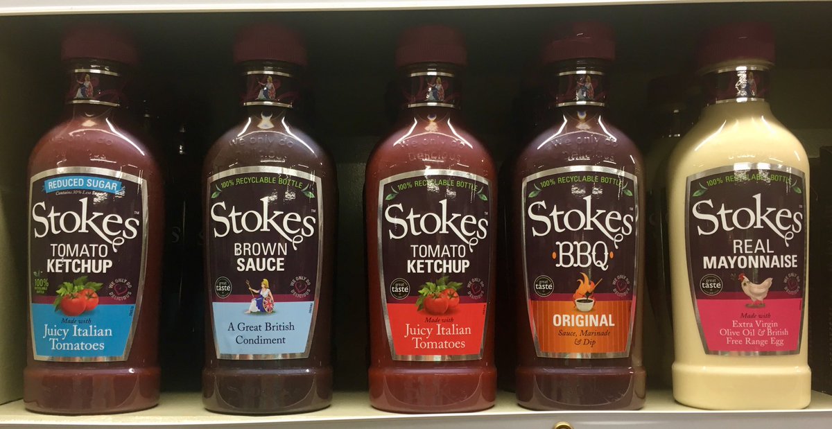 Have you tried ⁦@StokesSauces⁩ yet - made with real food ingredients- honest, clean &amp; delicious, award winning too and now in 100% #reclyable squeezy bottles - pick up one or two and jazz up your #food #FridayThoughts