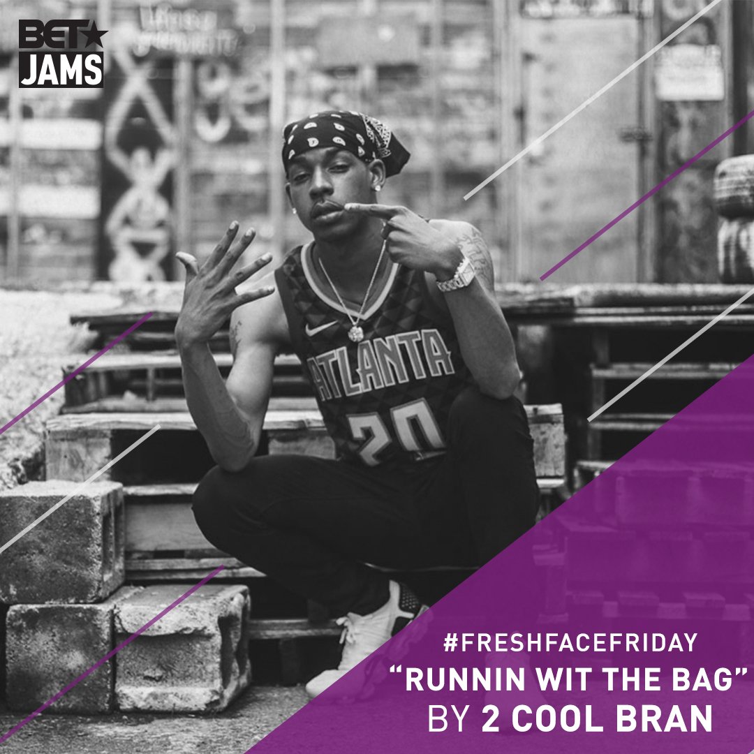 BETMusic's tweet photo. We have a new video from @2CoolHBK airing in our #FreshFaceFriday playlist today! Make sure you tune in to @BETJams to catch the “Runnin Wit The Bag” video in rotation! #BETJams #BETMusic https://t.co/H5YDuDGHMw