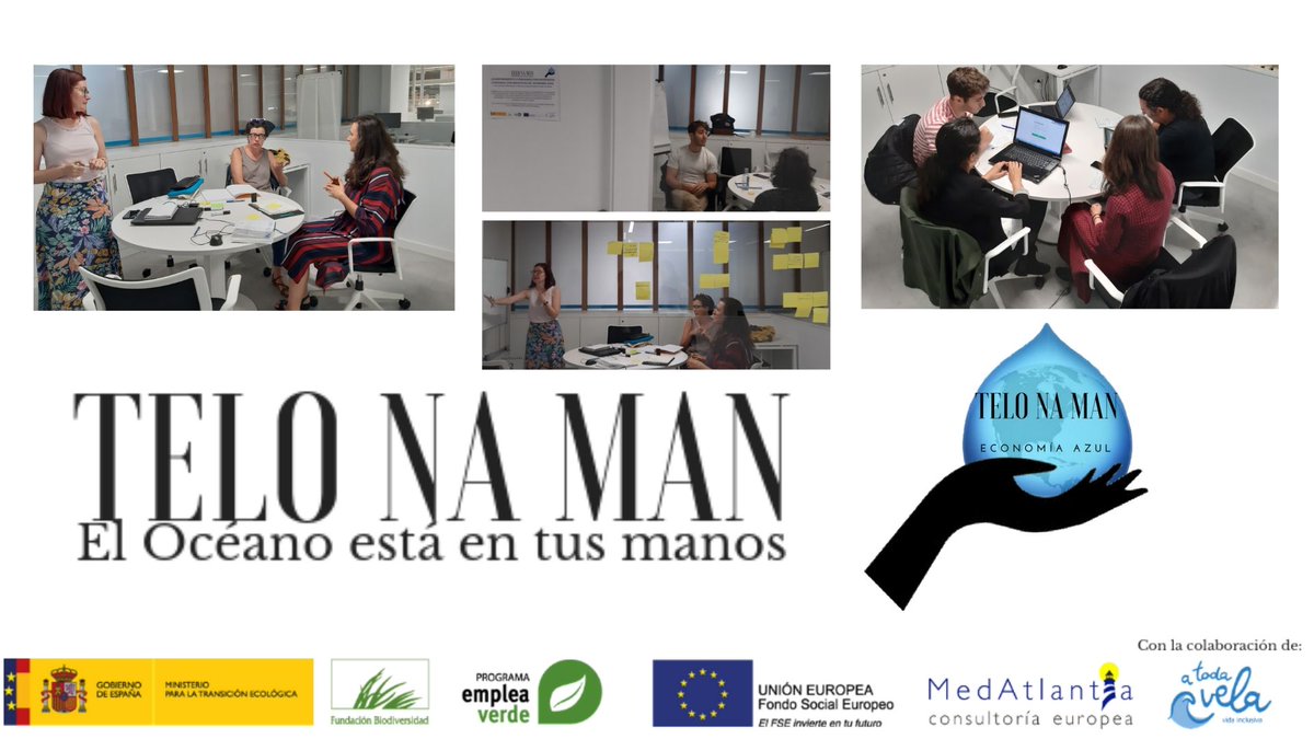 MedAtlantia_UE's tweet photo. No mes de xullo en @MedAtlantia_UE seguimos executando o proxecto "#TeloNaMan: El #Oceano está en tus manos" 🌊Estamos en pleno proceso de #acompañamento ás iniciativas de #EconomíaAzul que foron xurdindo durante este ano. Aquí podedes ver algunha das sesións👇#FSE https://t.co/tnhhyguXvg