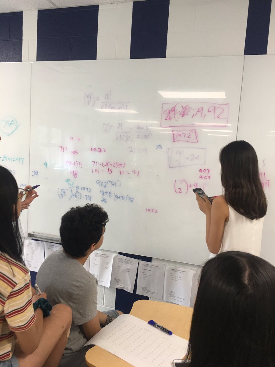 These grade 9s are blowing my mind. We've stumbled on the choose function. Mini-MDM4U lesson, why not!