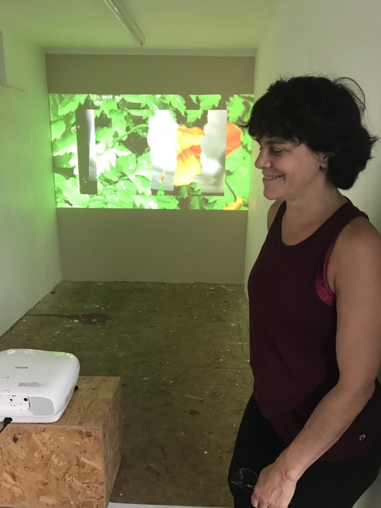 lumenprize's tweet photo. A bit wet here in Watchet for the opening of #makingus by #lumenartist @LauraDekker_io for @Contains_Art but lots indoors to see too! Come on down to the marina and join us. #artandtech https://t.co/p6Fjxb5cld