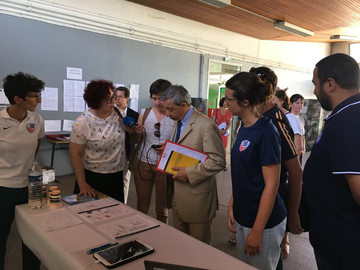 PrefetOccitanie's tweet photo. ℹ️ #OIV2019 Visite et #contrôle du centre de loisirs et des installations sportives de l'association #TUC Vacances à @UT3PaulSabatier par @PrefetOccitanie avec #DDCS31 et #DDP31 cet après-midi dans le cadre de l'Opération Interministérielle #Vacances 🤺 https://t.co/KV3vjlFisf