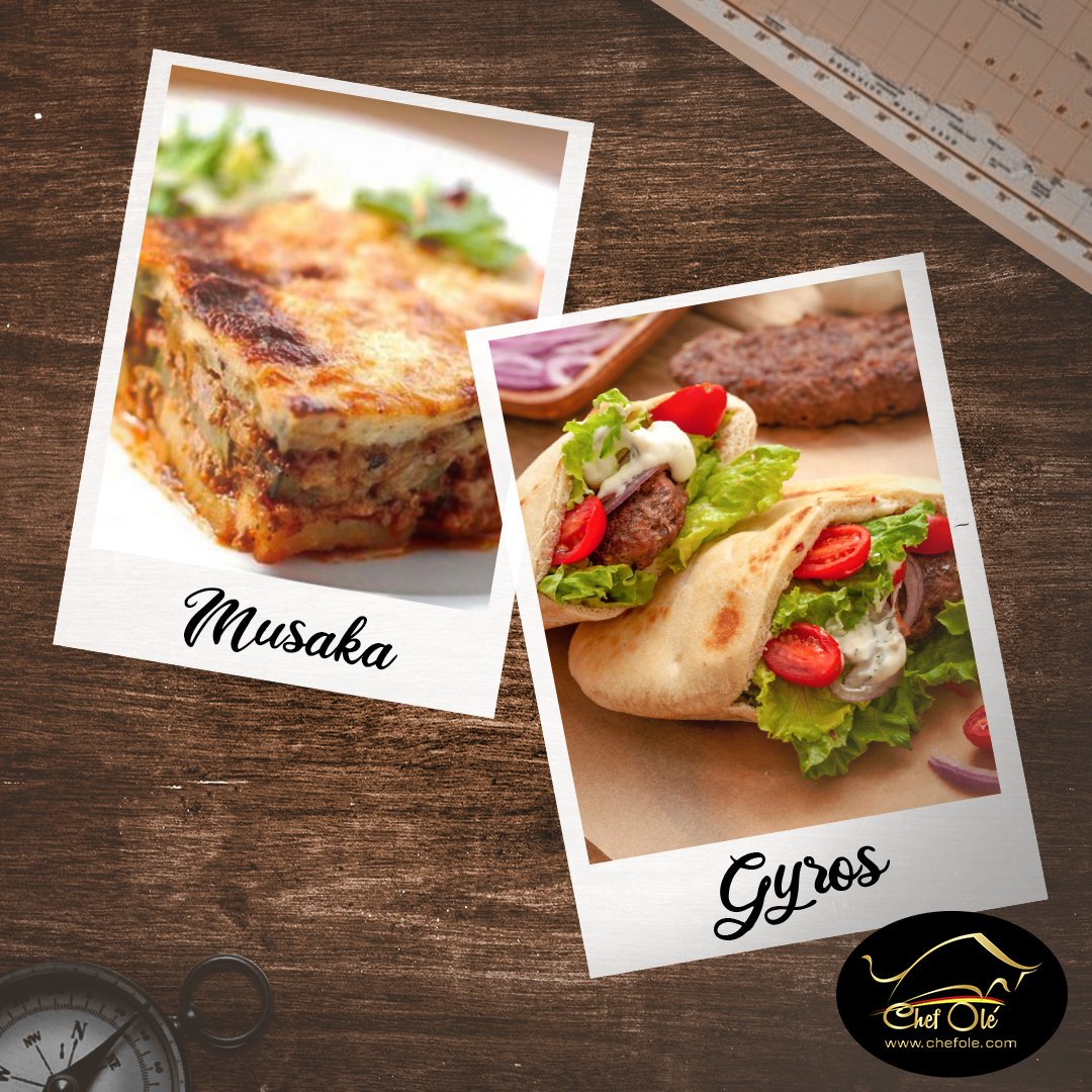 ChefOleBoxes's tweet photo. Salads🥗, gyros (roast beef), soups or the famous musaka (lasagna with eggplants), are some of the famous plates that cannot be missed on a trip to the Hellenic country. 🙌 #chefOleBoxes💃 https://t.co/6Wsn7kGaaL