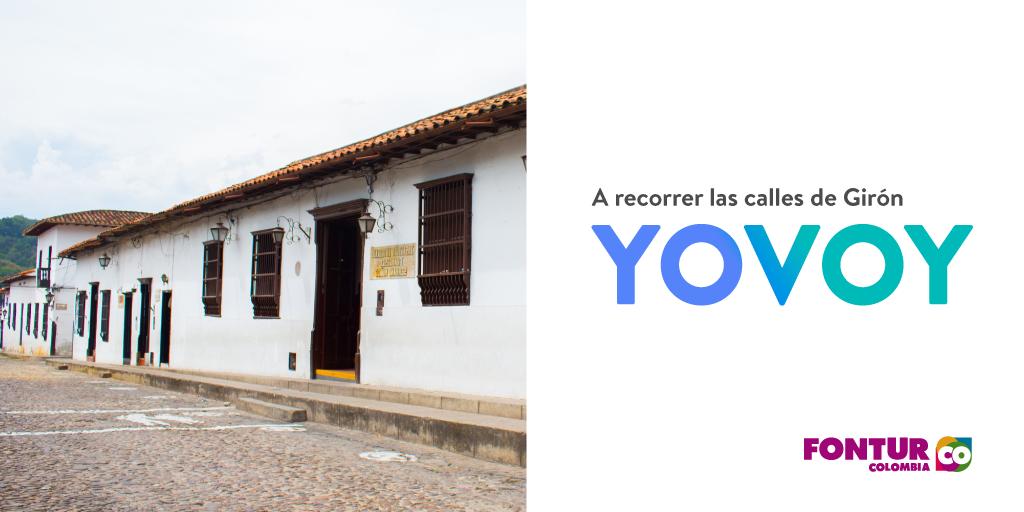 A Girón #YOVOY a conocer sus blancas calles y disfrutar de su cálido clima. Tómate tus fotos en este #PuebloPatrimonio y compártelas usando #PuebleandoAndo. bit.ly/2XZjRS1