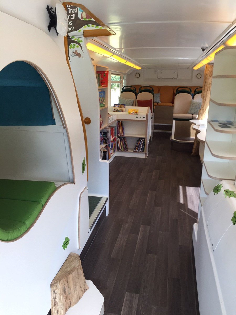 ELeatherGroup's tweet photo. It was great to meet the children and see the finished product at the launch of Baston PTA Library #bus on their open day! #ELeather https://t.co/kb78LI4Syc