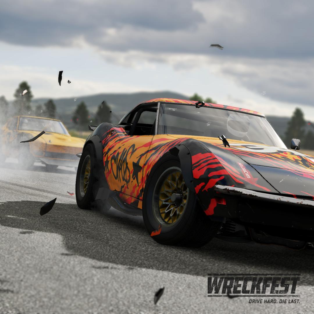 Hellbent on racing.

Carnage is coming.

#Wreckfest #DriveHardDieLast
<a href="/bugbeargames/">BugbearEntertainment</a>
