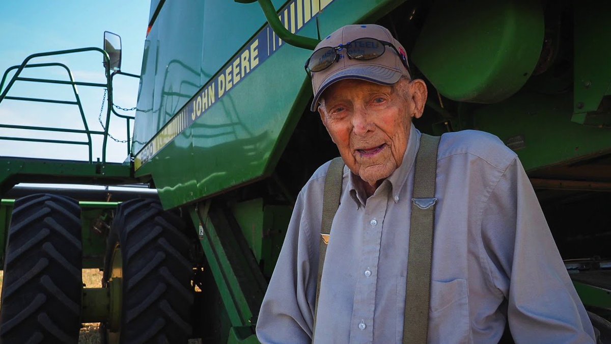 This is a cool story. 79 Wheat Harvests!
Bringing In The Wheat Crop At Age 100 (07/06/19) - modo.ly/32Fc9zR