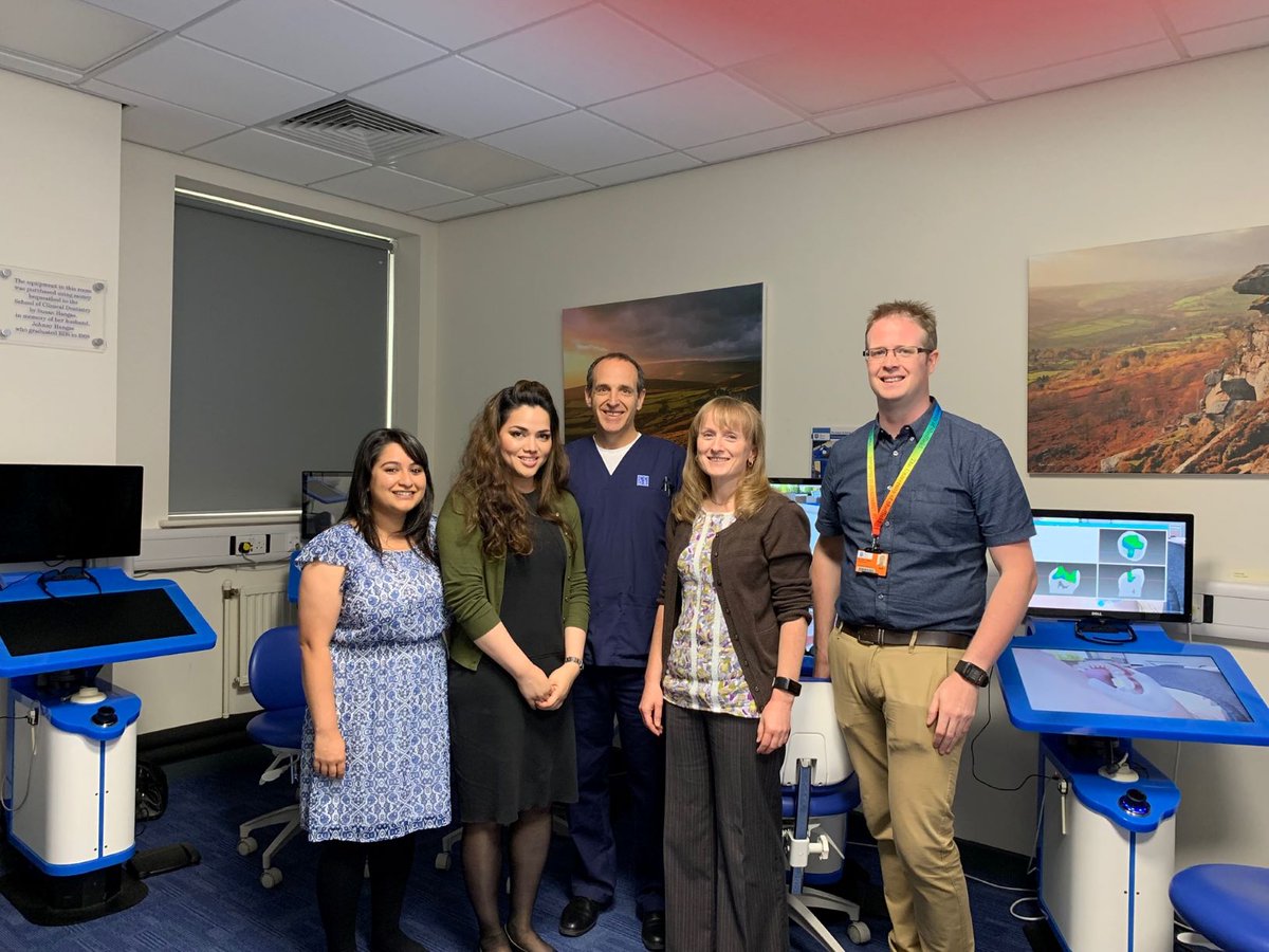 UCLanDentistry's tweet image. Thank you to Professor Nicolas Martin and @ashleytowers for the very informative session on haptic learning using the Virteasy Dental Simulator @virteasy @ShefDentistry @nsonde #learning #dentistry #sheffield #UCLan #haptics