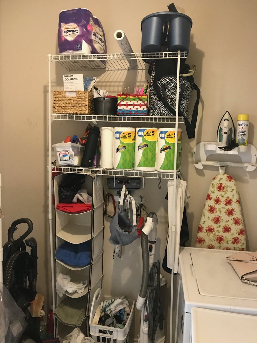 ToniaTomlin's tweet image. Sorted Out&apos;s Before and After # 7 
Laundry Room: We all know how much of a chore laundry can be.  So instead of walking into a room filled with clutter, try having baskets and bins to organize your supplies.  
#sortedout #transformedspaces #dallasorganizers