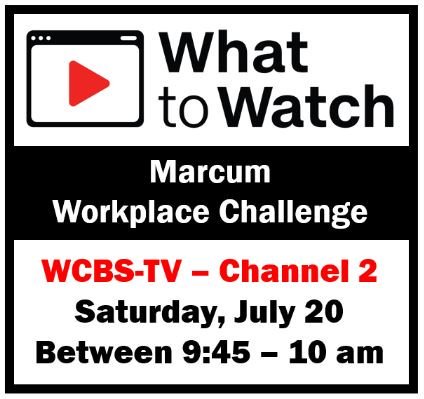 MarcumChallenge's tweet photo. TV Alert!  Tune in to WCBS-TV, channel 2 in NY to see our friends on TV!  Race Director @mindyruns and @MarcumLLP LI Regional Marketing Manager @FloFederman.  #MarcumWorkplaceChallenge is just over one week away! https://t.co/a7av7xK1KN