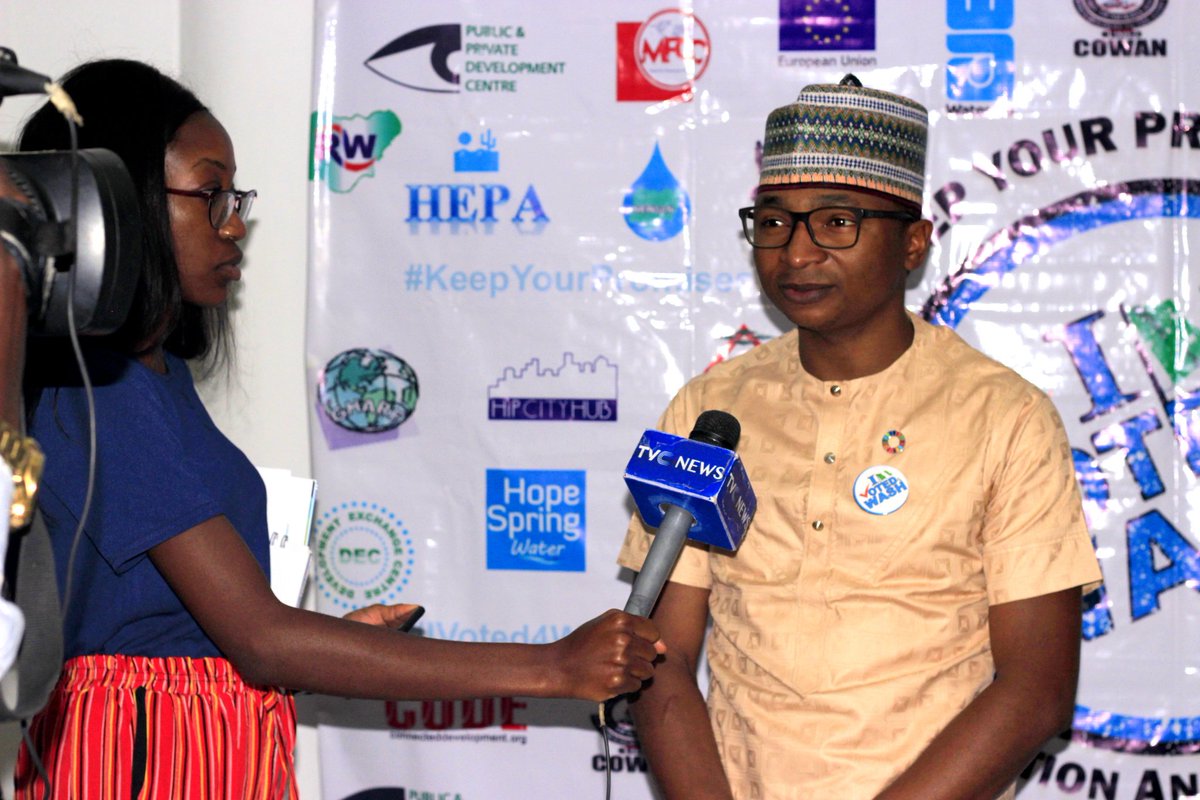 HamzyCODE's tweet photo. After a successful #VoteforWASH campaign before the 2019 elections, In collaborations w/@WaterAidNigeria, @Connected_dev joined other partners to launch the #KeepYourPromises campaign to hold elected leaders accountable #WASH4All ~ https://t.co/dMdp5Qk56W
๐ธ @Xhallum https://t.co/ORg2ADx7ec