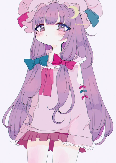 パチュリー
+10分
#深夜の真剣お絵描き60分一本勝負 