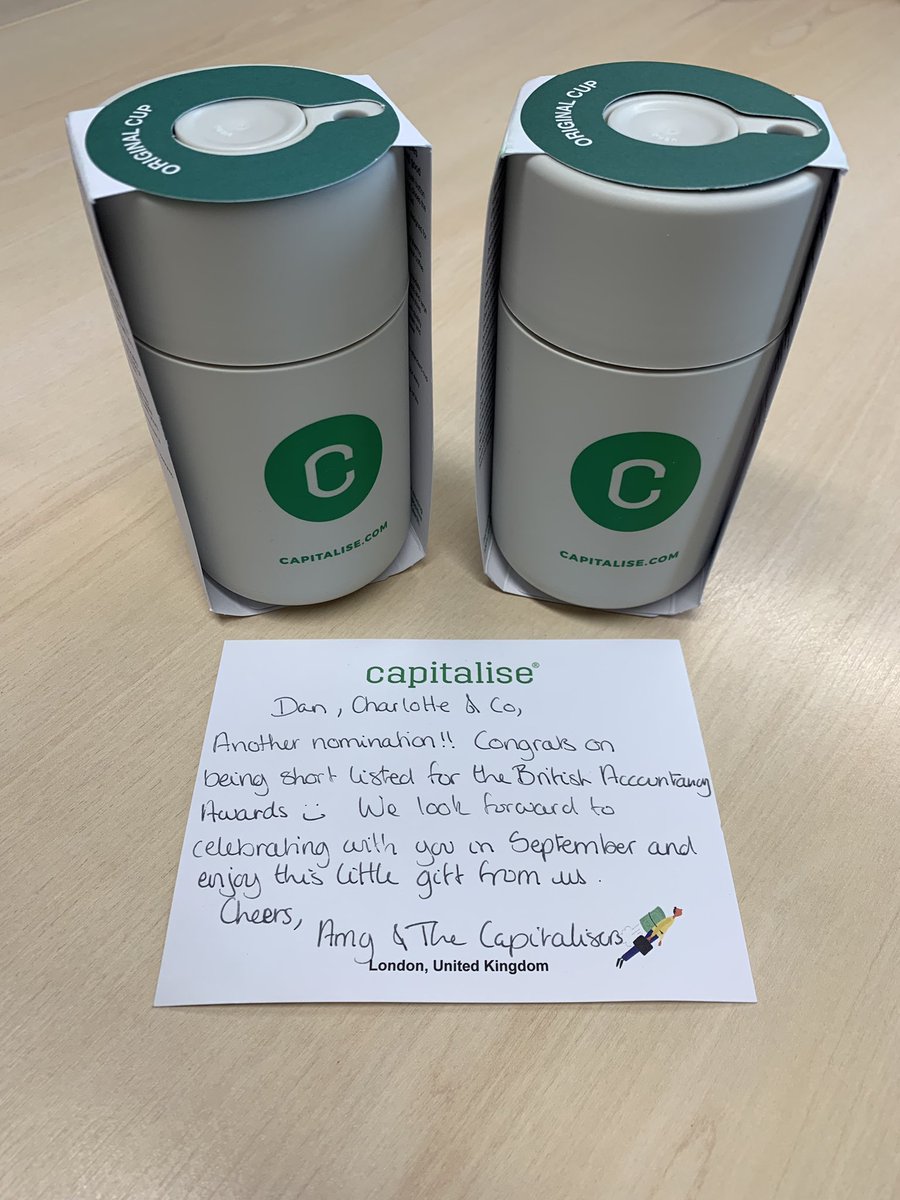DannyCrowtherTW's tweet photo. Thank you @amy_capitaliser and the @Capitalisers Very kind!

See you at the British Accountancy Awards! #baa2019 https://t.co/mHvNj8h4IT