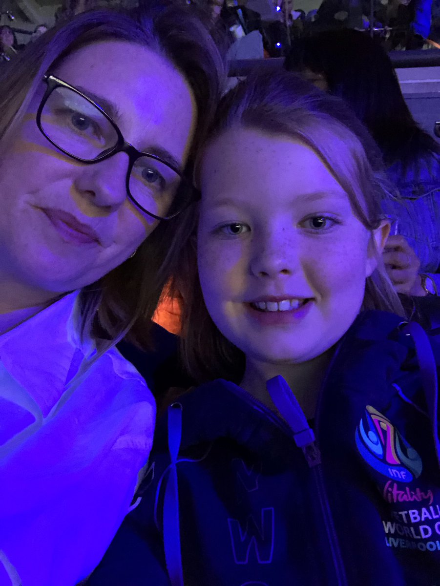 Mitchbwd's tweet photo. Fab atmosphere at #ThisIsNetball World Cup in #Liverpool and even found some @PwC_NorthWest branding in the programme. Looking forward to. Celebrity #allstarnetball @sportrelief @BBCSport https://t.co/AzBmzP5uS6
