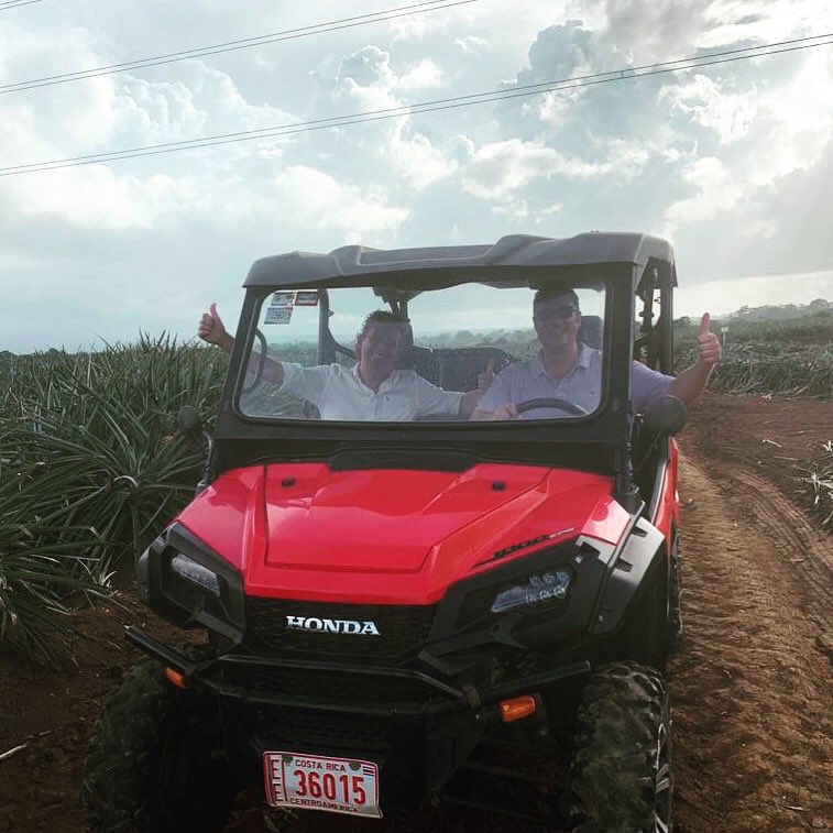 Jupiter__Group's tweet photo. Riding into the weekend on our #Pineapple farm in #CostaRica π¨π
Love this of CEO Mark and MD Jupiter Europe, Hugo. π
#Weekend #FreshFruit #weekendvibes #FreshProduce #Farming #pineapplefarm #TGIF #FridayFeeling #FridayMotivation #FacesOfJupiter #Jupitergroup #Jupiter https://t.co/m2TsqSESOH
