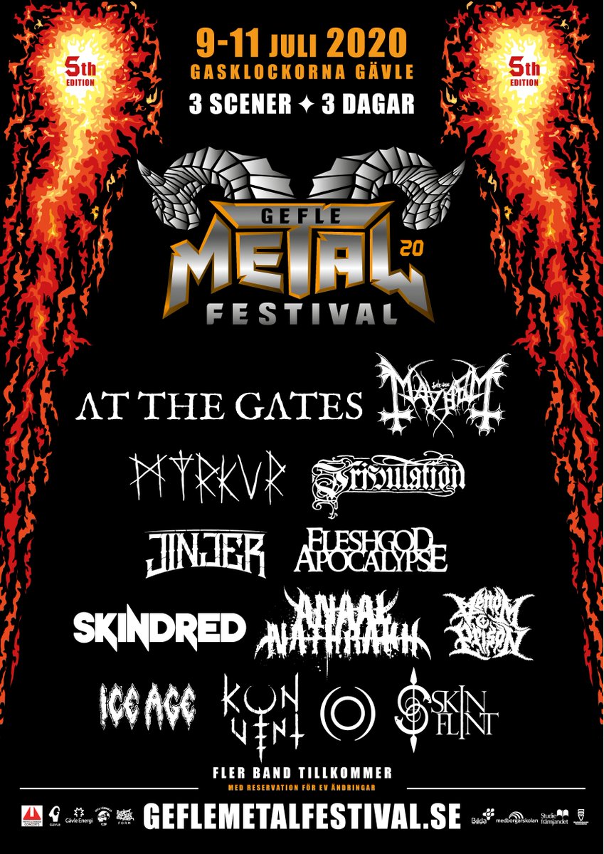 Venom Prison On Twitter Venom Prison Will Be Performing At Gefle Metal Festival 2020 In Sweden Alongside Atthegatesgbg Myrkur Mayhemnorway More Https T Co Vmlzn4dvfb