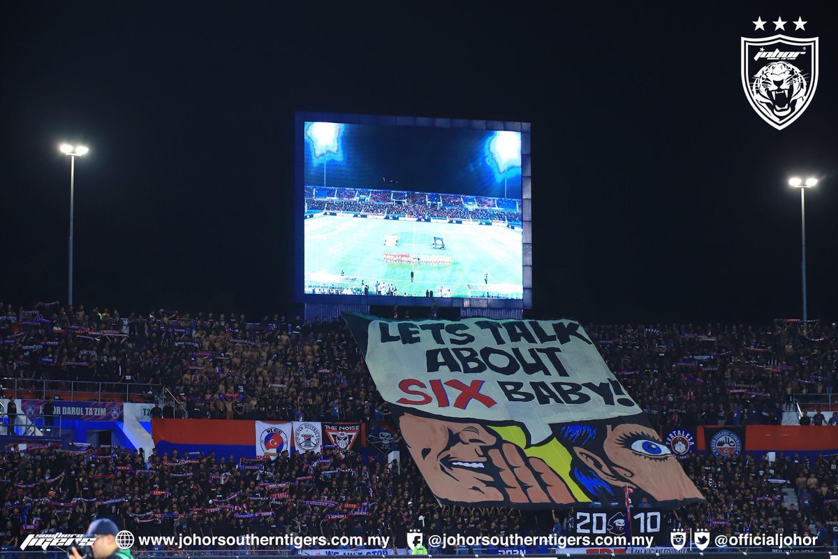 JDTFootballClub's tweet photo. Lets Talk About Six Baby!
🏆🏆🏆🏆🏆🏆
#johordtfc https://t.co/bXSLghrJug