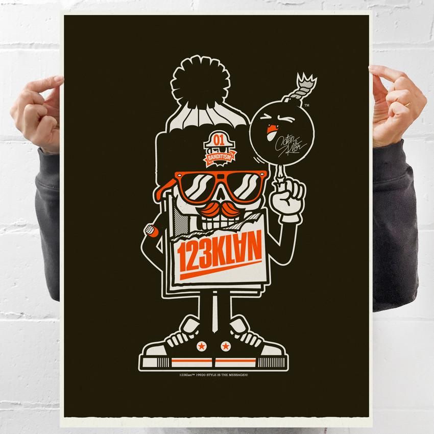 BANDIT1SM's tweet photo. “123KLAN: when street knowledge meets technology, and graffiti art melts with with graphic design.”
All our art print come free shipping 😎
Check out our online gallery with the link in bio ✌️
#123klan #styleisthemessage #graffiti #posters #prints #madeinusa🇺🇸
#mrcard https://t.co/FqJaUBfW7t