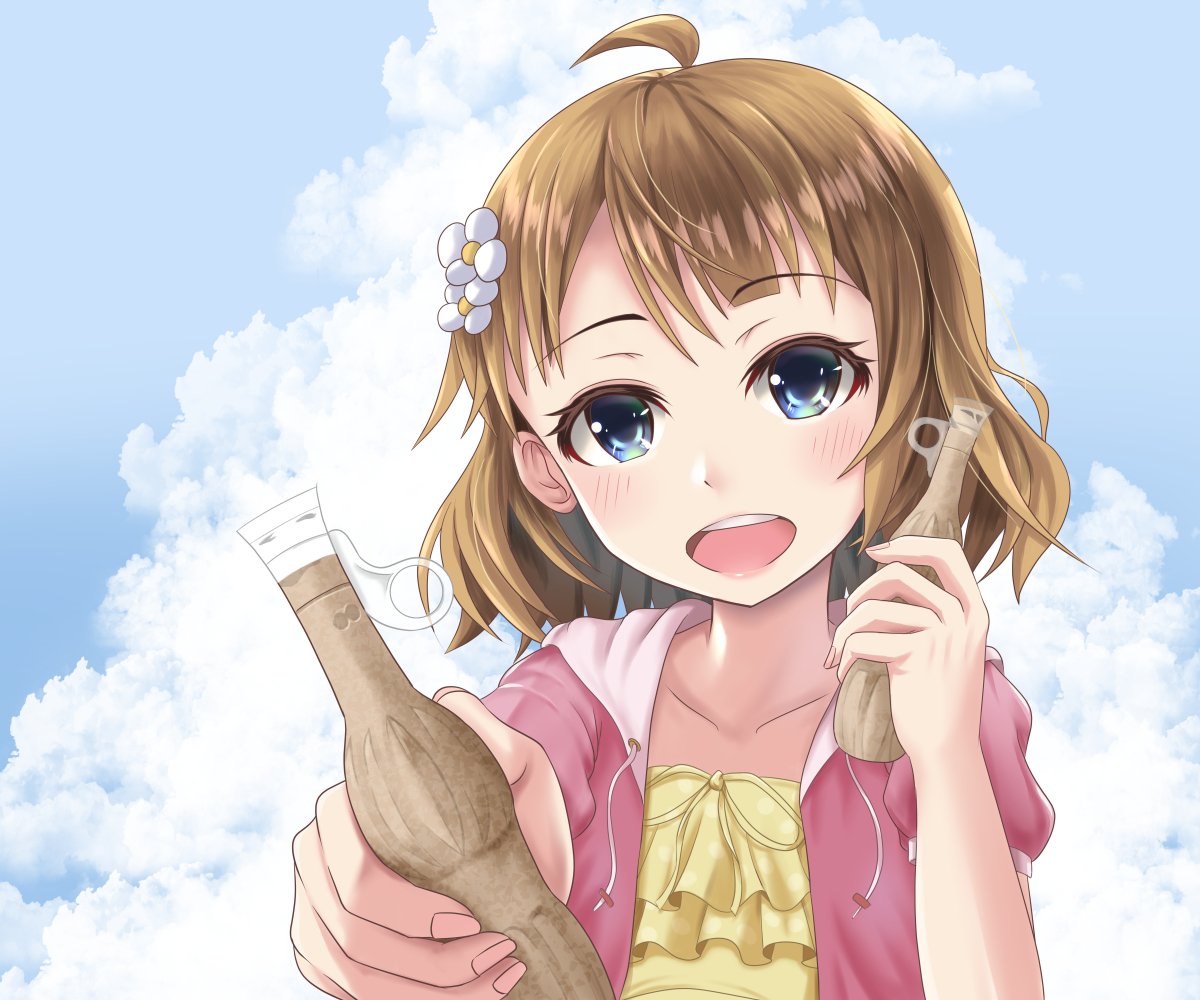 「「お兄ちゃんも頑張ってるから特別に半分あげるっ」
#ミリシタ #周防桃子 」|折原@ISF10 F-22のイラスト