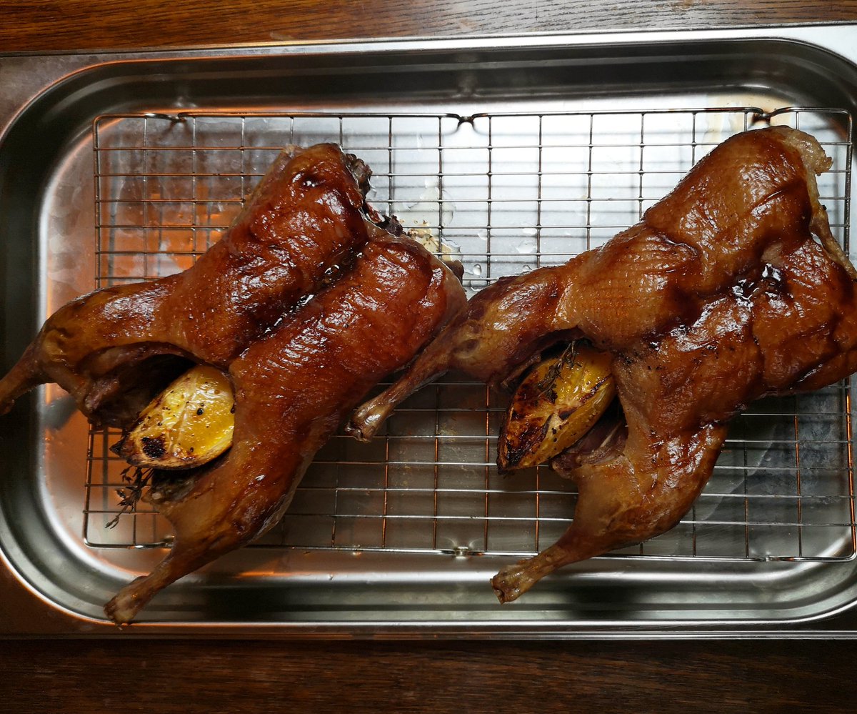 CroftonParkTav's tweet photo. A dish we have been waiting for.
Dry aged in our meat fridge for 14 days. On the menu tonight served with pak choi and a noodle salad. Who doesn't love crispy duck?! #se4 #croftonpark #brockley https://t.co/MtrD1RCVpw