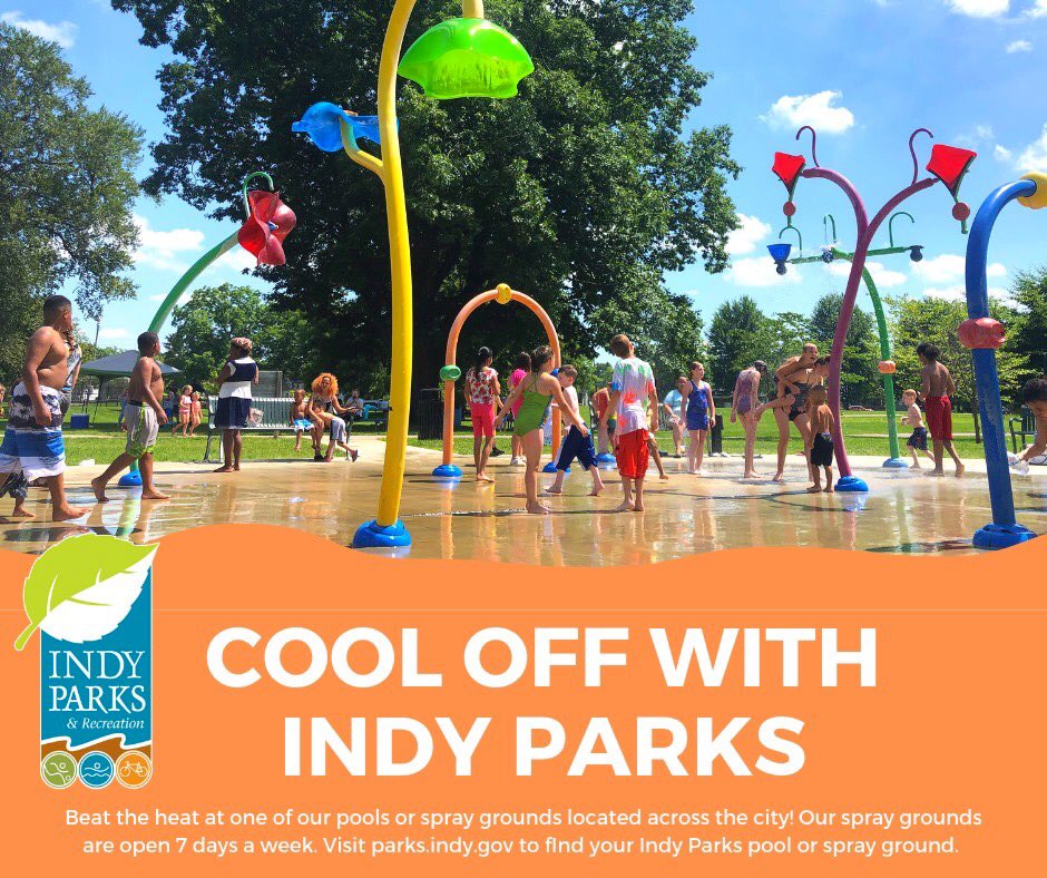 Happy Friday, Indy! It’s gonna be a hot weekend—stay cool with Indy Parks &amp; adventure to a new pool or spray ground! ☀️🏊‍♂️🏊‍♀️

Find your park at parks.indy.gov.