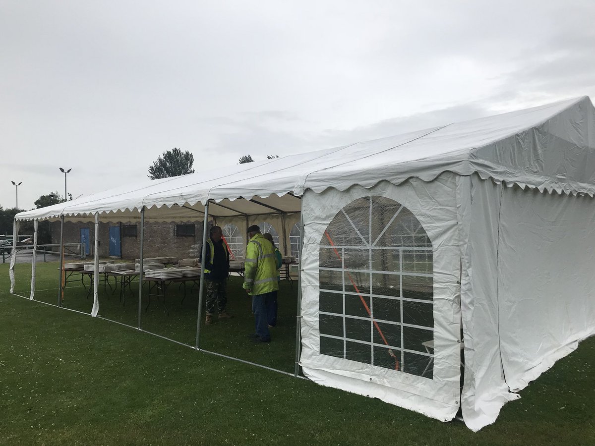 Funfair and Marquee are up for tomorrow!!