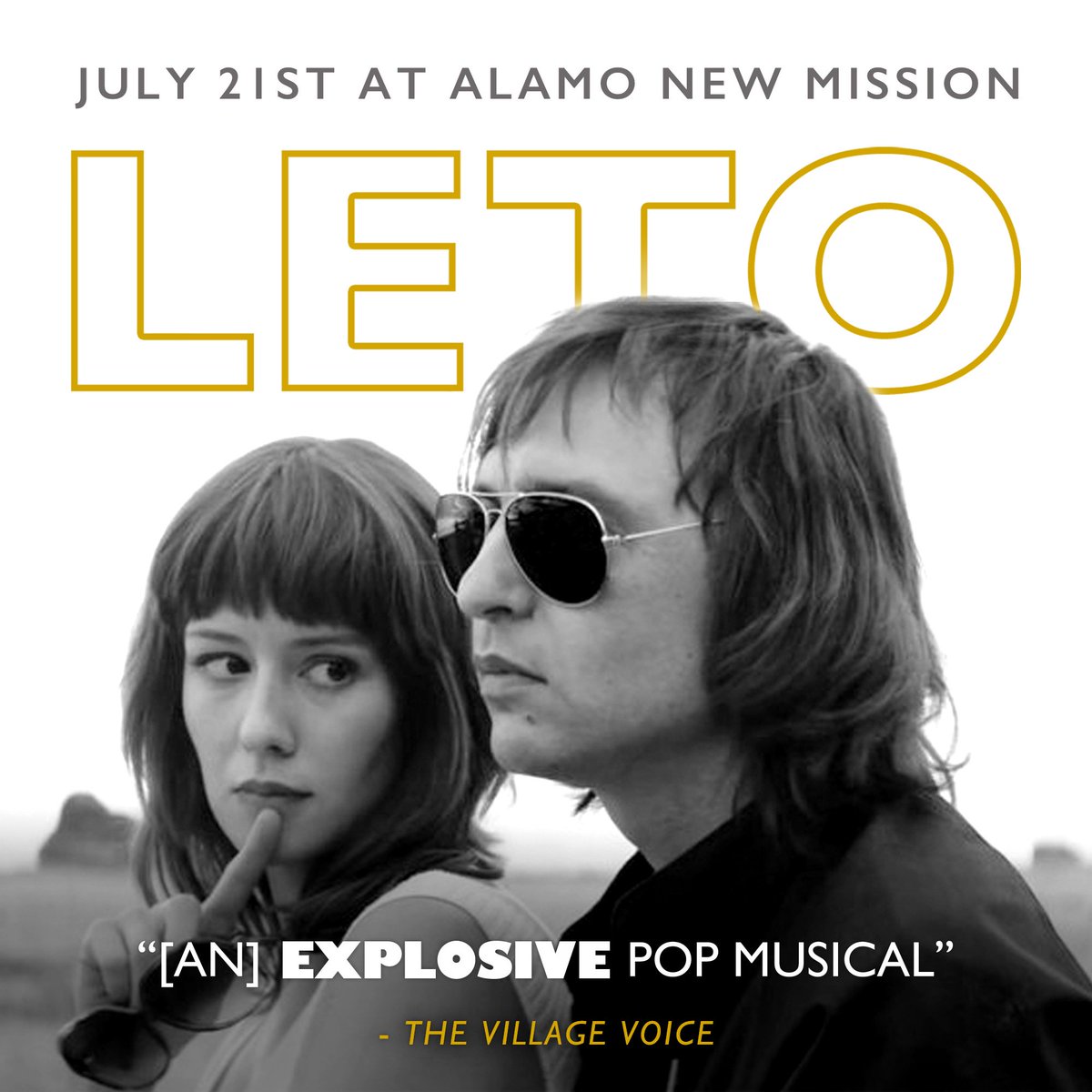 LetoMovie's tweet photo. The critically lauded #LETOmovie opens Alamo New Mission this weekend | Tickets: https://t.co/2xQmn6hJgx https://t.co/uGz0RODR2G