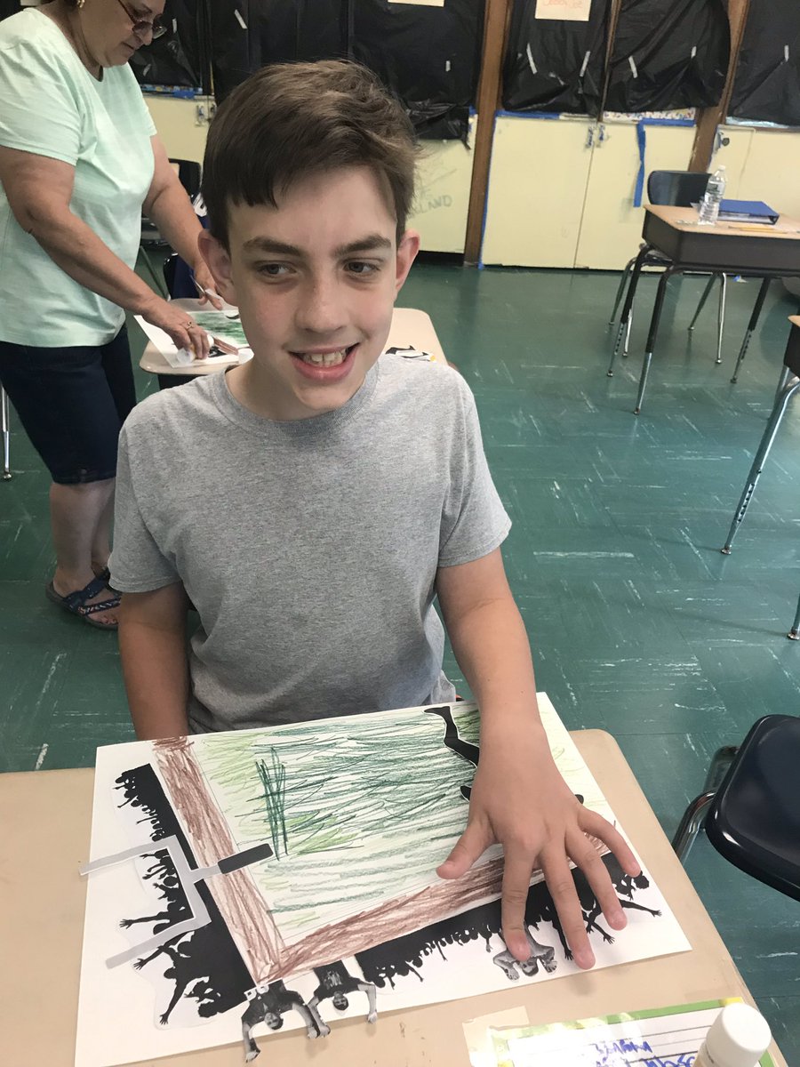 After reading about football we made our own stadiums! We even made it into the crowd!! <a href="/FdaleSumrUpdate/">JeanMarie Papillo</a>