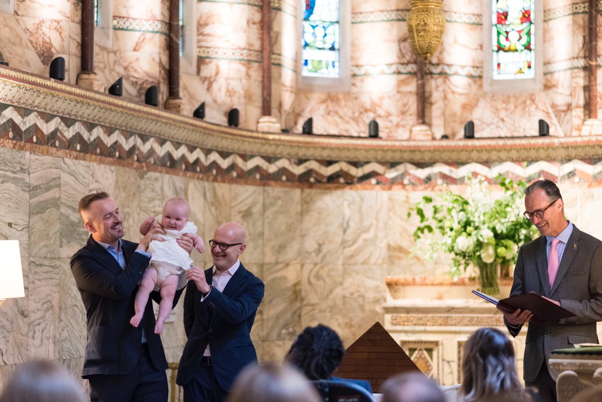 A gorgeous moment captured during Emily’s Naming ceremony, which was held at the dazzling Fitzrovia Chapel. Two fabulous Dads, powerful promises made and an army of loving support. With added champagne, obviously.