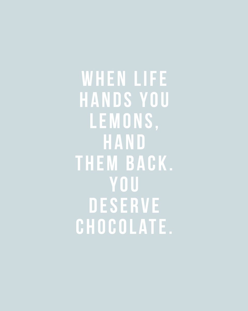 LilysSweets's tweet photo. Never settle for anything less than you deserve ππ«
#neversettle #lilys #lilyssweets #lesssugarsweetlife #chocolate #friday #friyay #tgif #fridaythoughts https://t.co/IPElxO5UeX