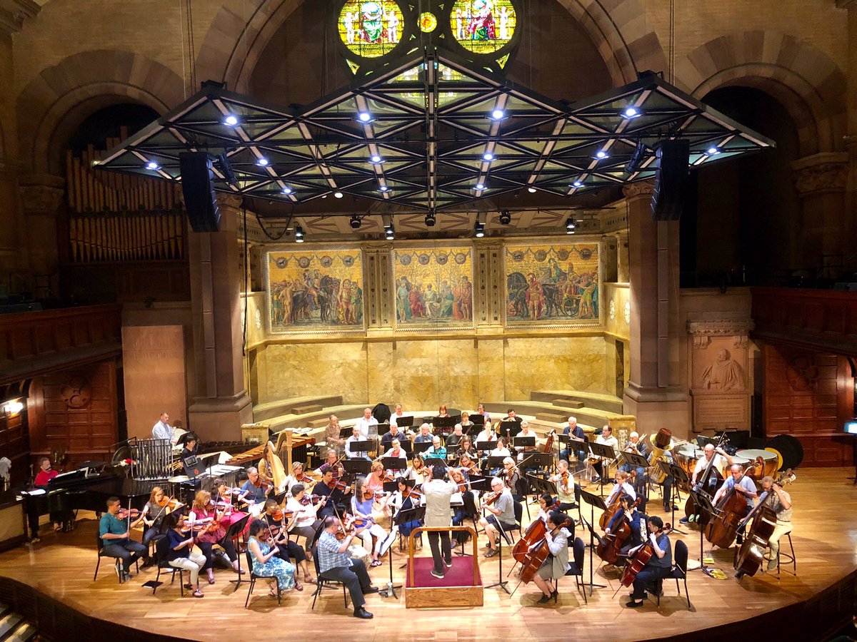 Working with composer @MackeySteven and the Cone Institute Fellows in @Princeton University this week, presented by @NJSymphony. We will do the Eastcoast premiere of Mackey’s “Portals, Scenes and Celebrations”, in celebration of @MTilsonThomas