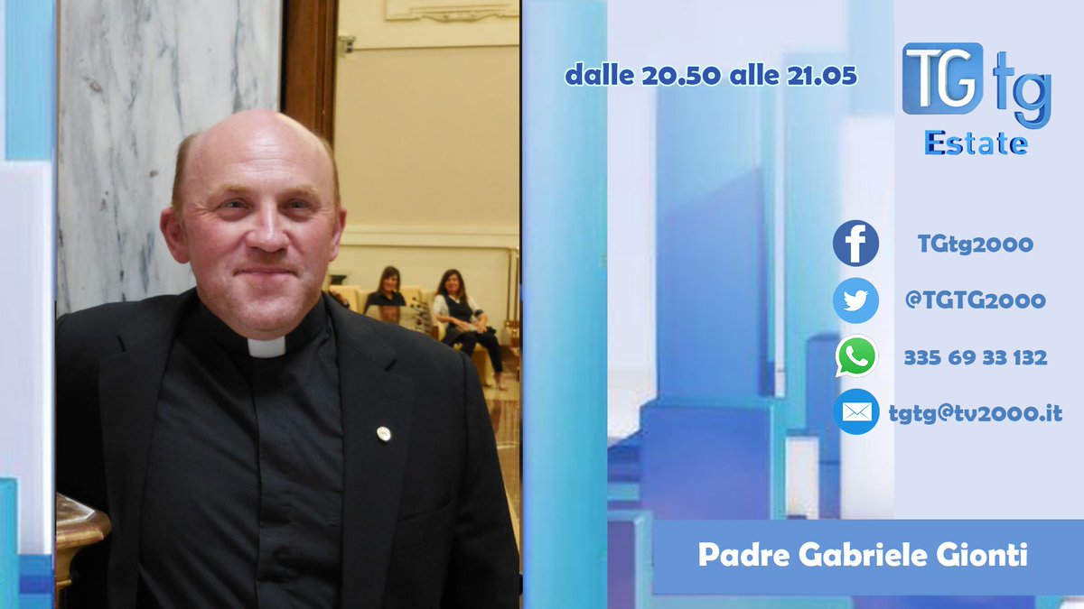TGTGTV2000's tweet image. #19luglio #apollo50th #NASAExplorer #Apollo11 #space 
a @TGTGTV2000 Estate stasera con PADRE GABRIELE GIONTI JS In diretta ore 20.50-21.05 Conduce @FabioBolzetta @TV2000it @uffstampaTv2000 @KatiusHD @NASA @apollo_50th @TheRealBuzz @ESA_Italia @ASI_spazio @SpecolaVaticana