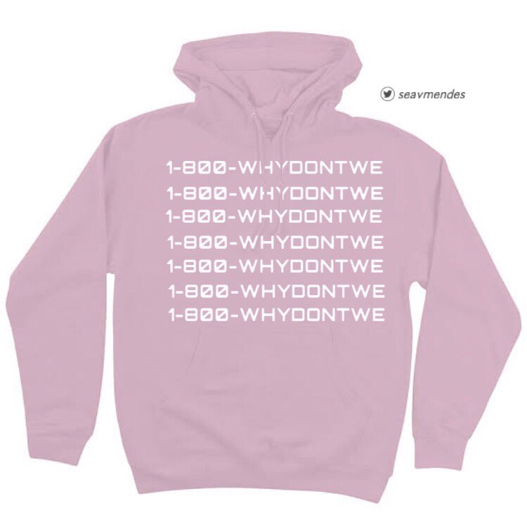 pink why don’t we hoodie & water bottle