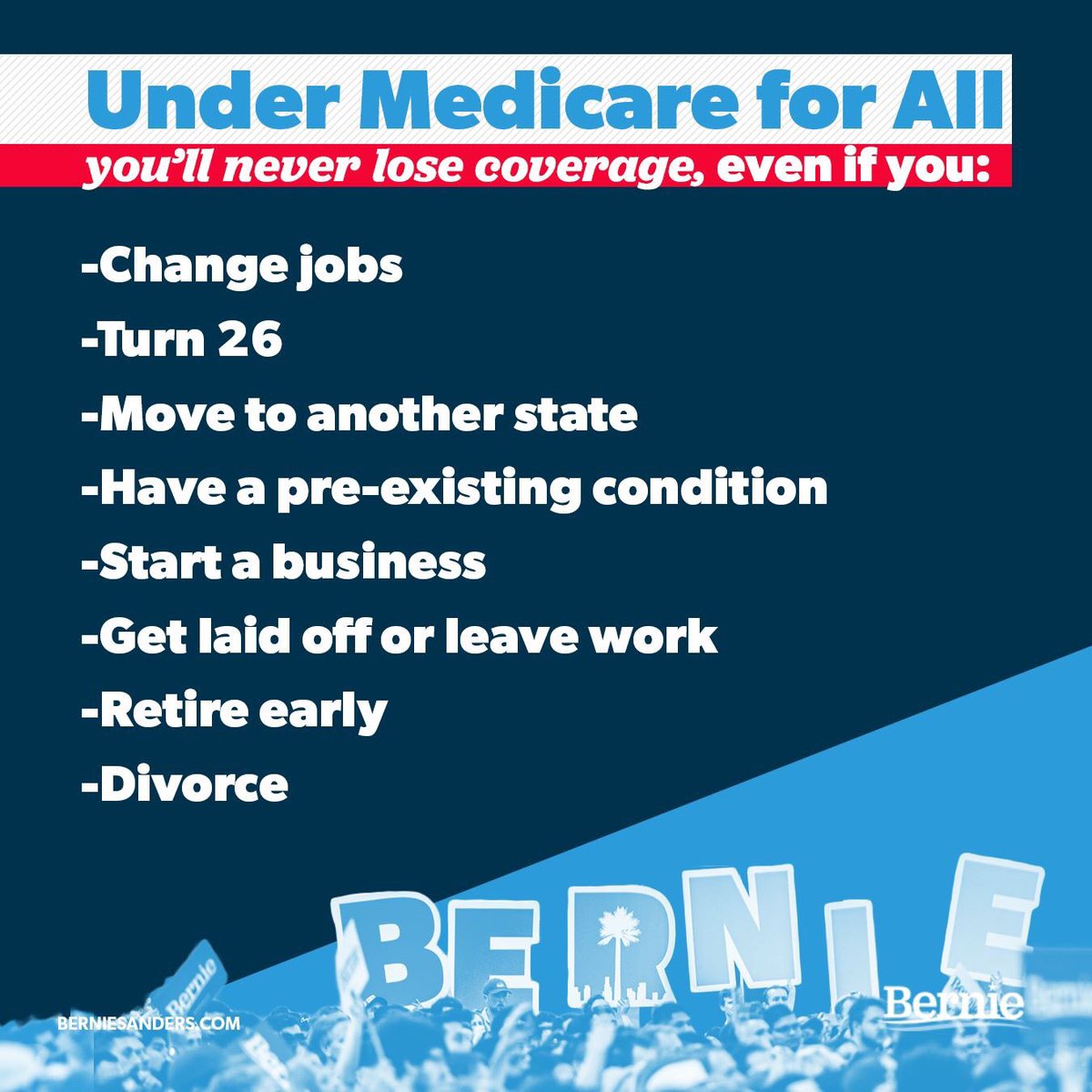 MM4Bernie's tweet image. #MedicareForAll #NothingLessWillDo
