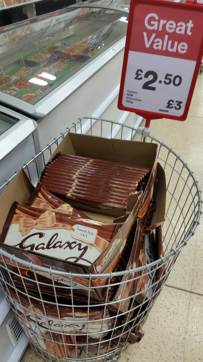 Chocolate promo at Iceland.