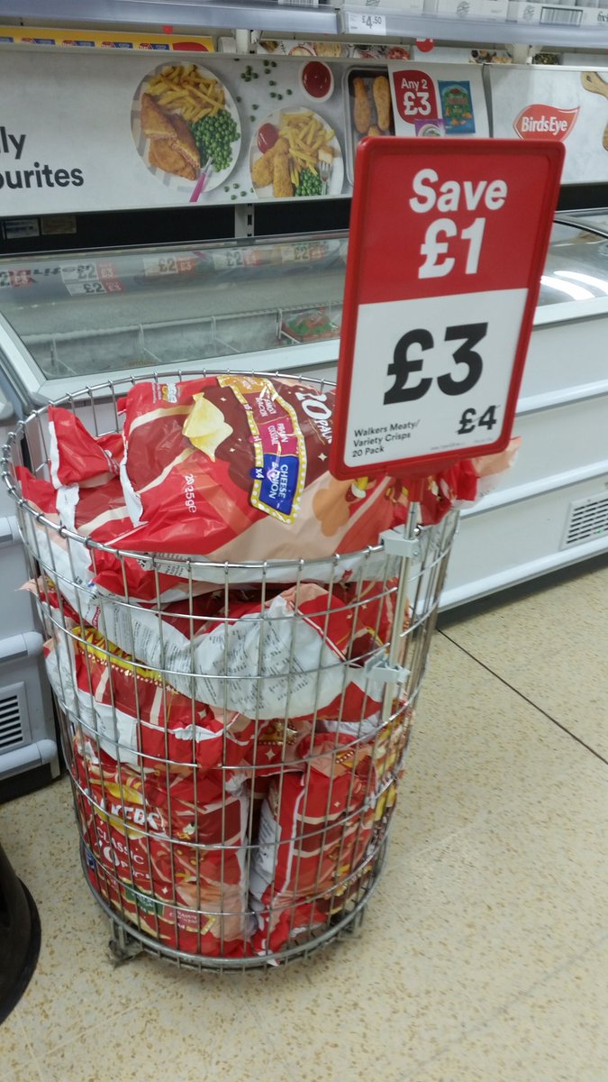 Crisps promo at Iceland.