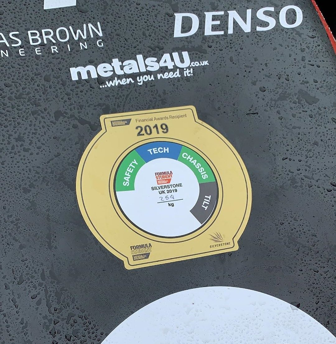 metals4U_uk's tweet image. Looking good @teamhare. We are amazed at your incredible successes- let&apos;s see what tomorrow brings- we are so proud to be a gold tier sponsor for #formulastudent2019

#imeche #metals4U #whenyouneedit